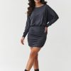 1090682 Grey Daydress in Day Dresses with Spandex and Viscose