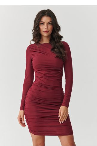 1090685 Red Daydress.Spandex and Viscose