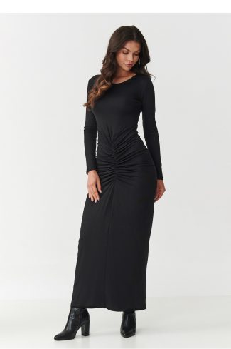 Black Daydress in Day Dresses with Spandex and Viscose