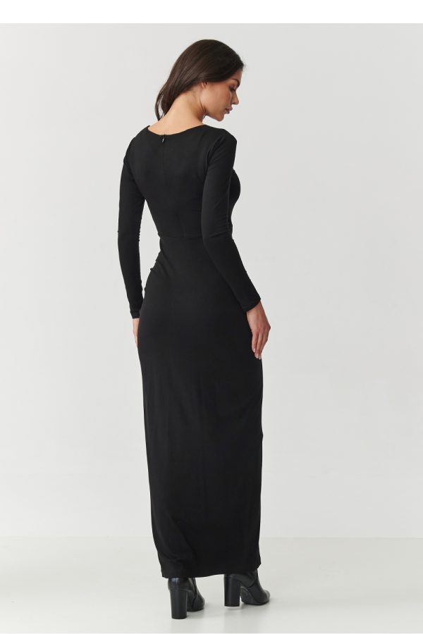 Black Daydress in Day Dresses with Spandex and Viscose