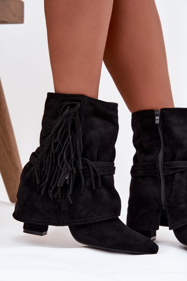 black Heel boots model 217179 Step in style