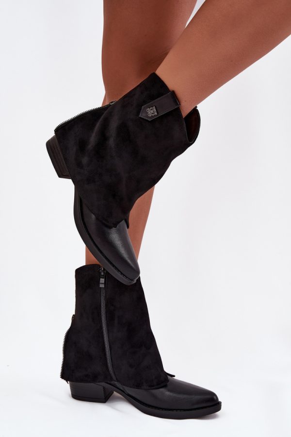 black Heel boots model 217192 Step in style