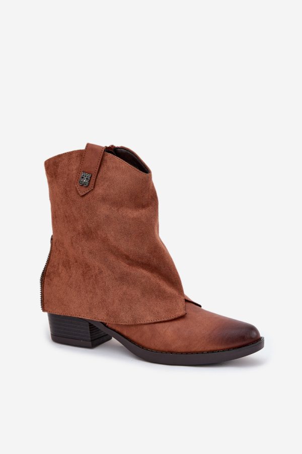 brown Heel boots model 217193 Step in style