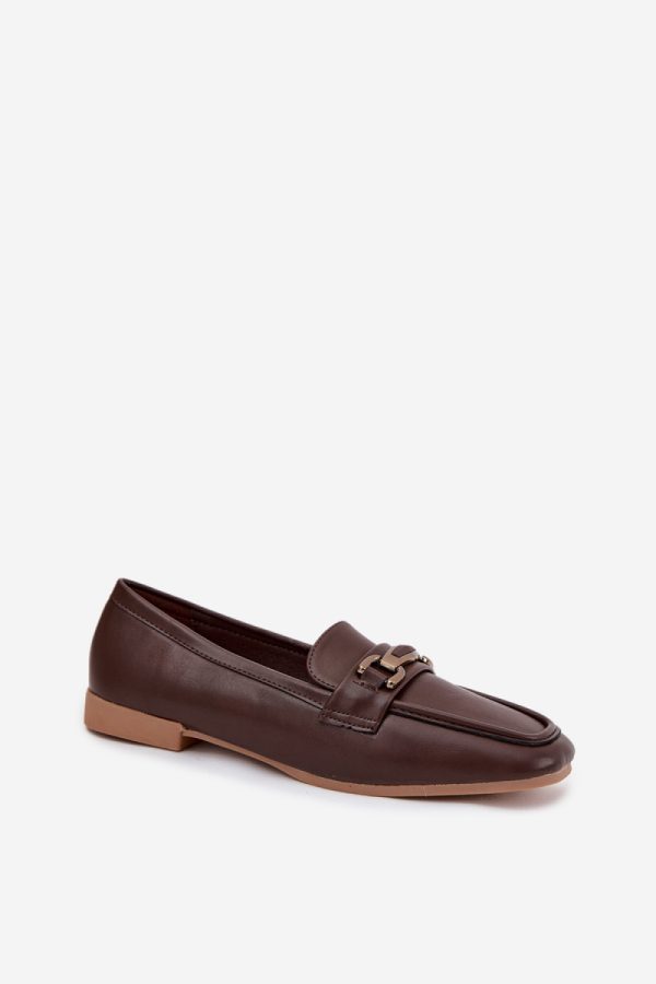 Brown Loafers in Moccasins, Loafers with Fabric, Footbed, Upper Height and Heel Height