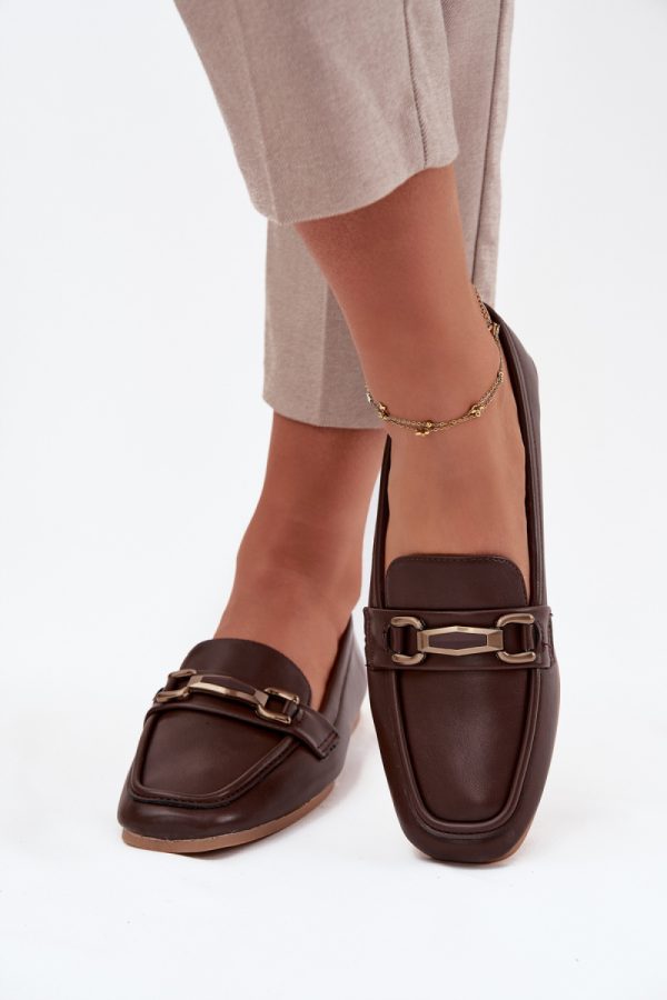 Brown Loafers in Moccasins, Loafers with Fabric, Footbed, Upper Height and Heel Height
