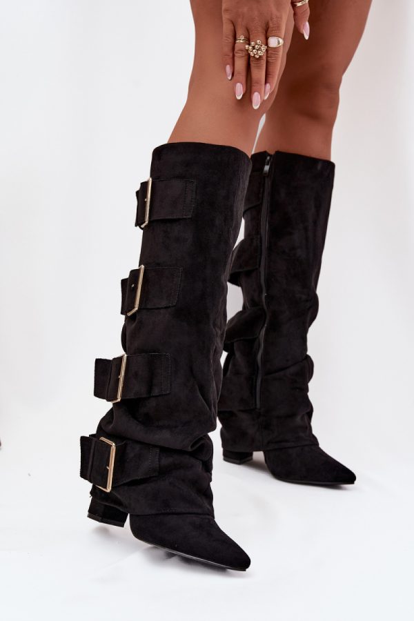 black Heel boots model 217203 Step in style