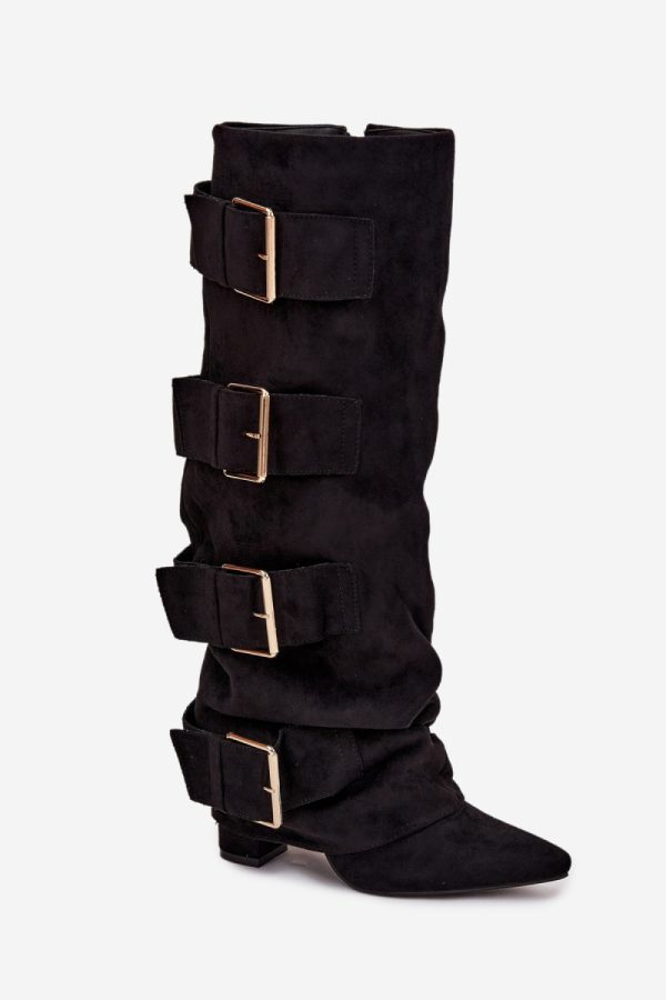 black Heel boots model 217203 Step in style