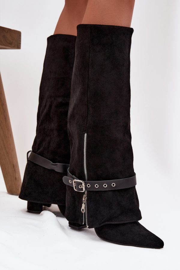 black Heel boots model 217211 Step in style