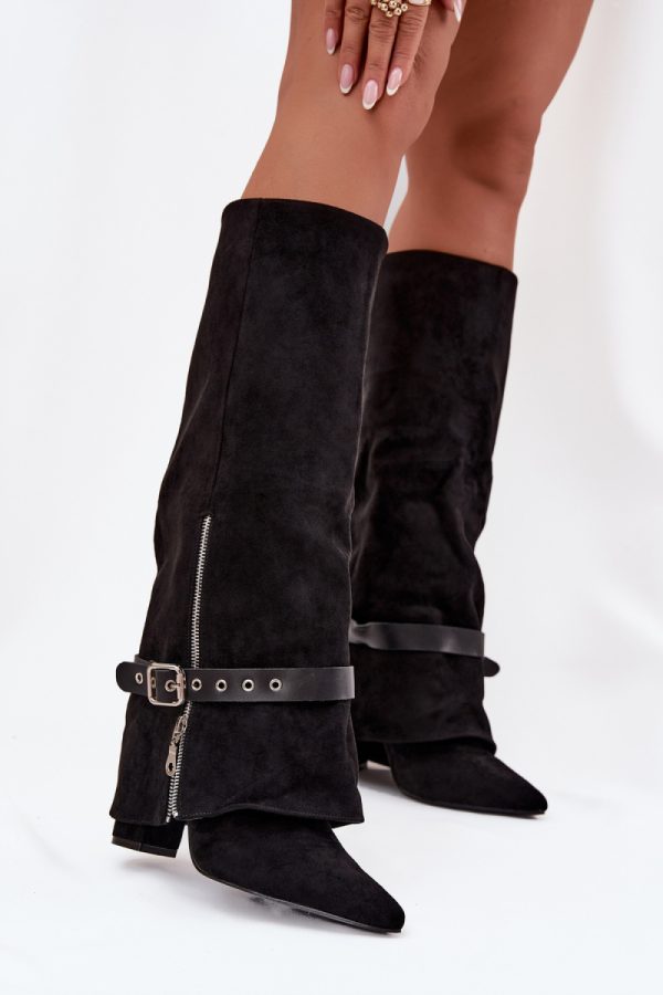 black Heel boots model 217211 Step in style