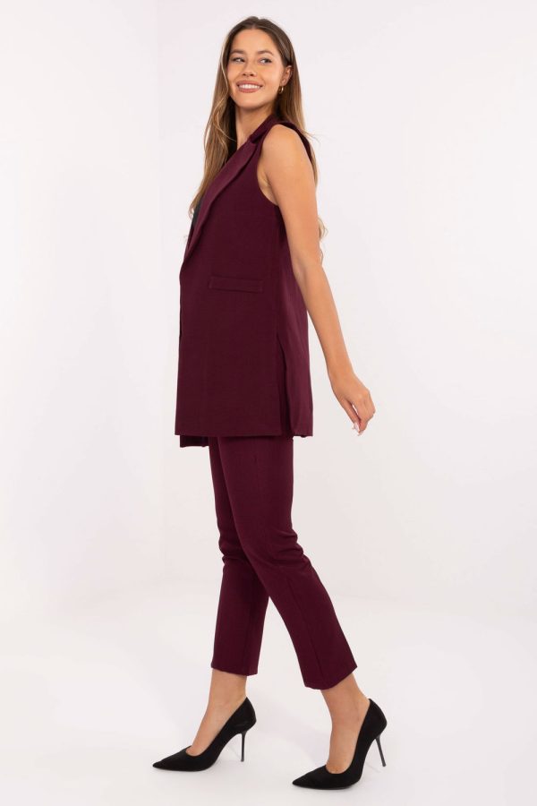 Red Gilet in Jackets, Vests For Women with Spandex and Polyester