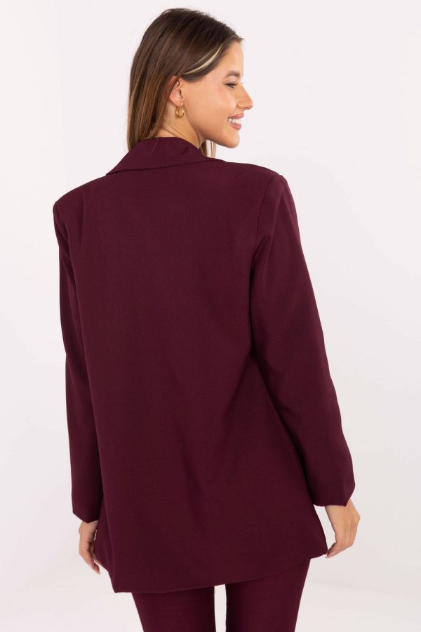 Red Jacket in Jackets, Vests For Women with Spandex and Polyester