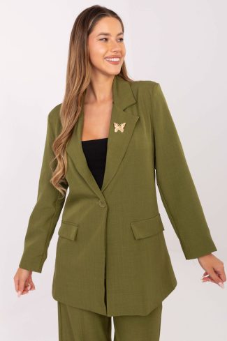 Green Jacket in Jackets, Vests For Women with Spandex and Polyester