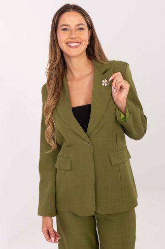 Green Jacket in Jackets, Vests For Women with Spandex and Polyester