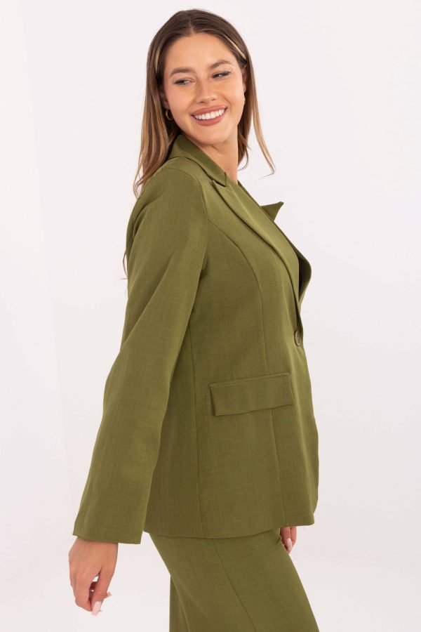 Green Jacket in Jackets, Vests For Women with Spandex and Polyester