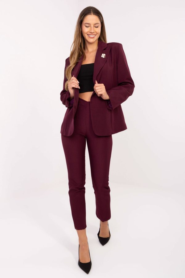 Red Jacket in Jackets, Vests For Women with Spandex and Polyester