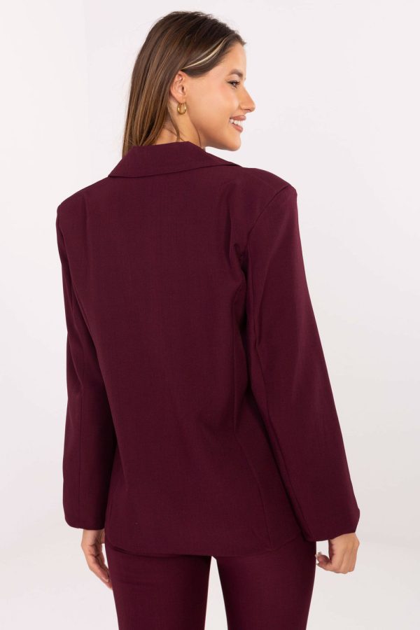 Red Jacket in Jackets, Vests For Women with Spandex and Polyester