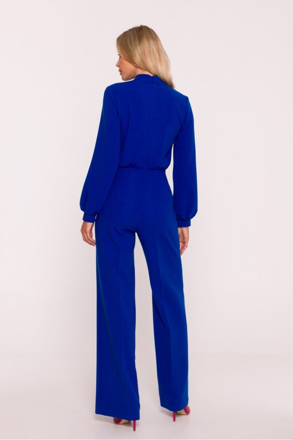 Blue Suit in Playsuits For Women with Spandex, Polyester and Viscose