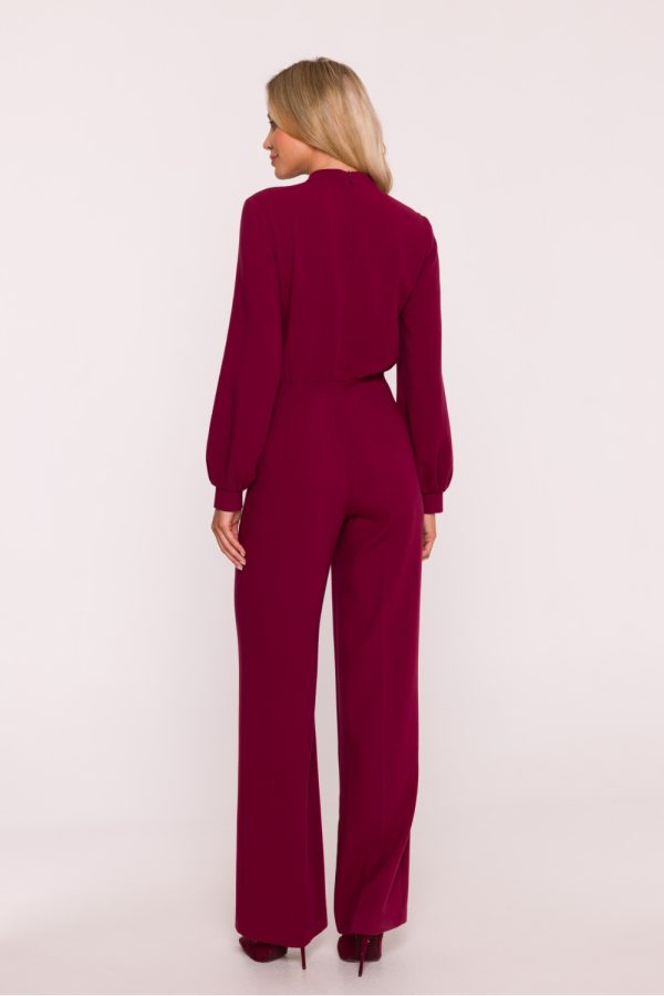 Red Suit in Playsuits For Women with Spandex, Polyester and Viscose