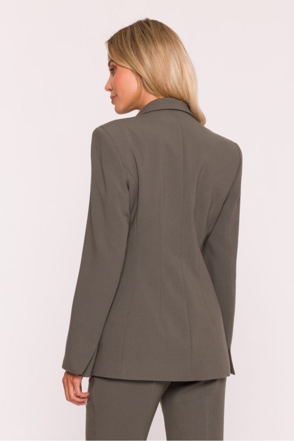 Green Jacket in Jackets, Vests For Women with Spandex, Polyester and Viscose