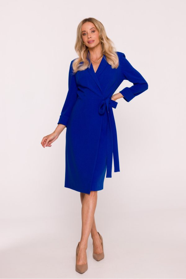 Blue Daydress in Day Dresses with Spandex, Polyester and Viscose