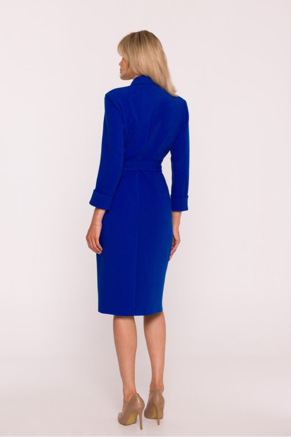 Blue Daydress in Day Dresses with Spandex, Polyester and Viscose