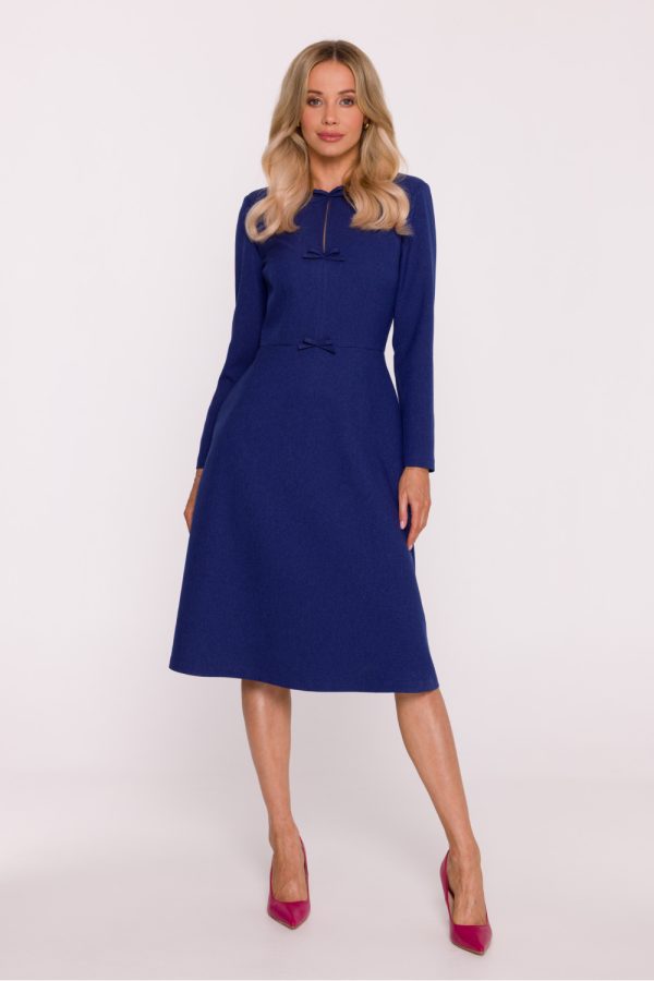 Blue Daydress in Day Dresses with Spandex and Polyester
