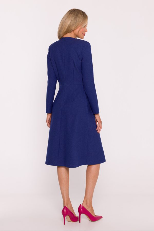 Blue Daydress in Day Dresses with Spandex and Polyester