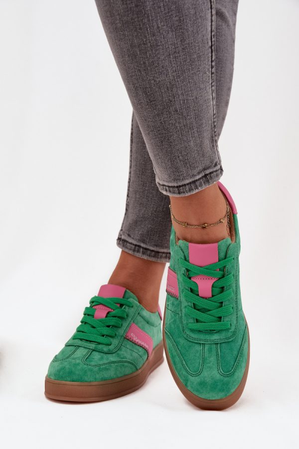 green Sport Shoes model 217471 Step in style