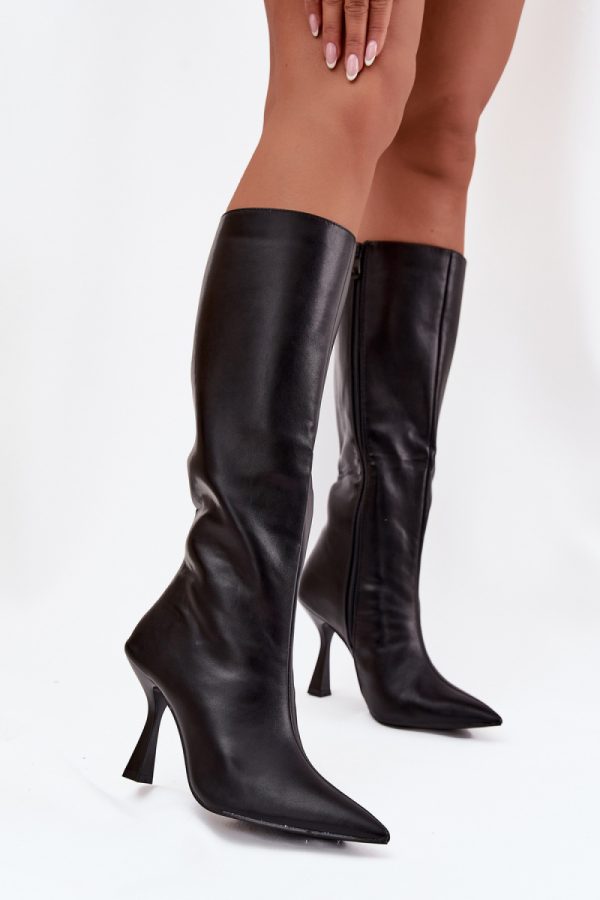 black Heel boots model 217521 Step in style