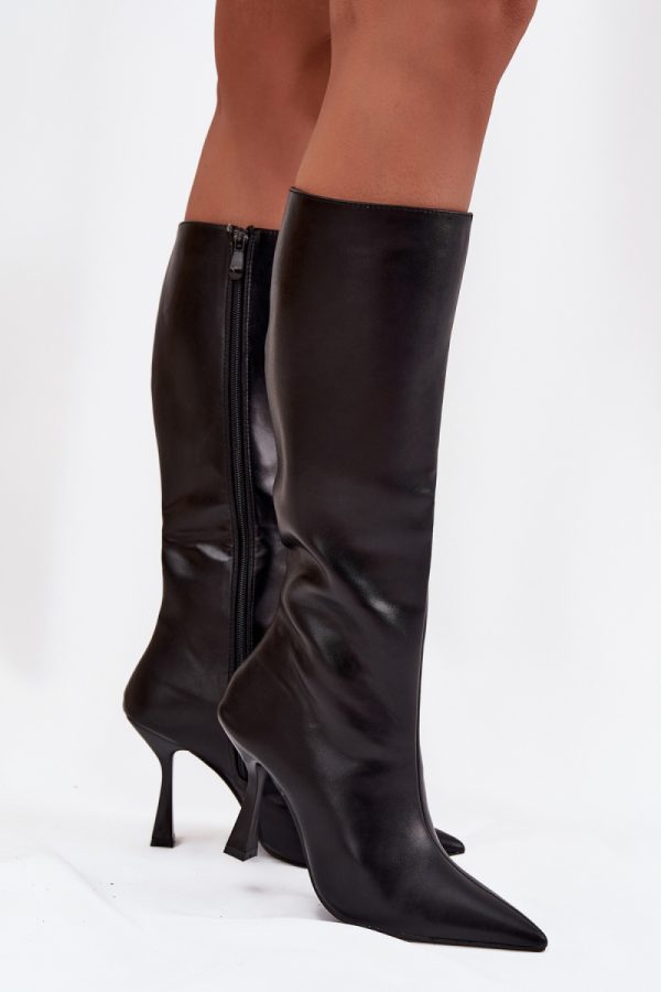 black Heel boots model 217521 Step in style