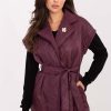 1091846 Red Gilet in Women`s Coats, Jackets with Polyester