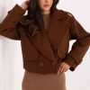 Brown Coat in Women`s Coats, Jackets with Polyester