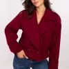 Red Coat in Women`s Coats, Jackets with Polyester