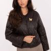 Brown Jacket in Women`s Coats, Jackets with Polyester