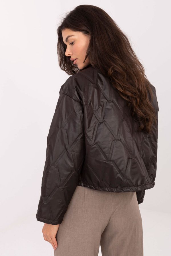 Brown Jacket in Women`s Coats, Jackets with Polyester