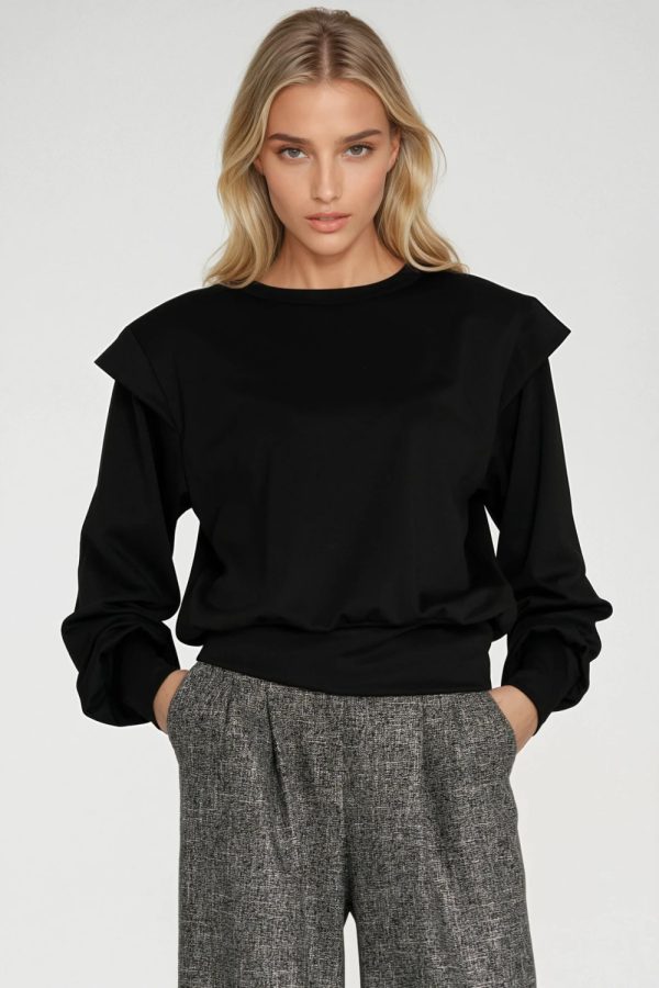 black Sweatshirt model 217576 Nife