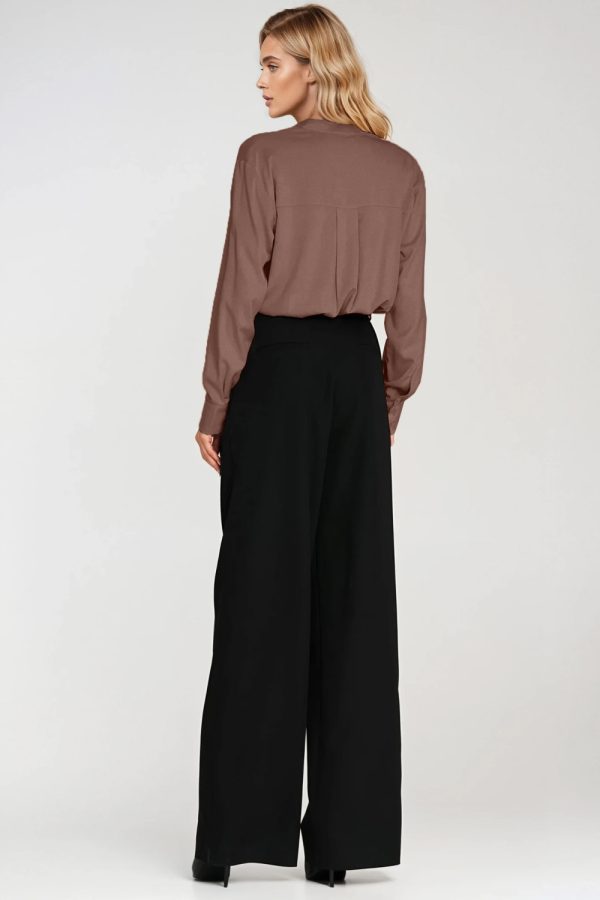 brown Blouse model 217585 Nife