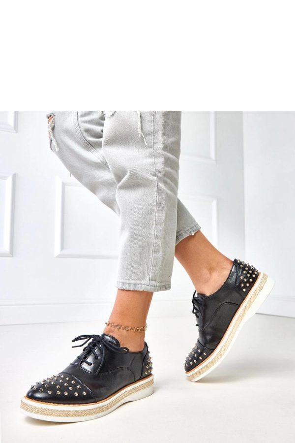 Black Half Shoes in Women`s Ankle Boots & Booties with Fabric, Footbed and Platform Height