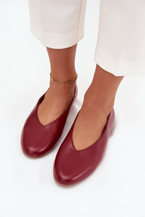red Ballet flats model 217693 Step in style