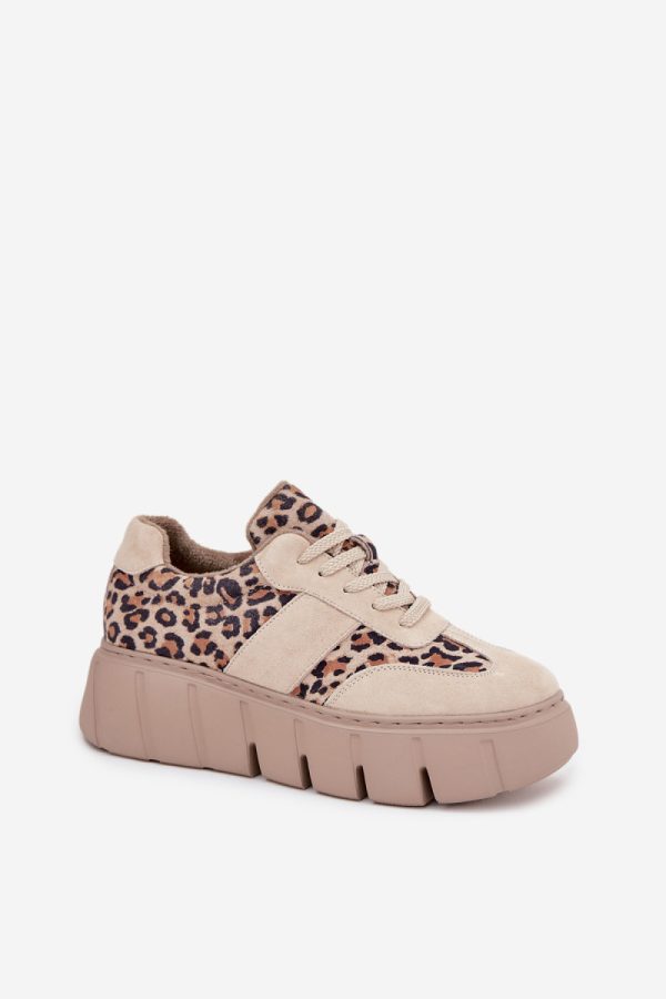 beige Sport Shoes model 217700 Step in style