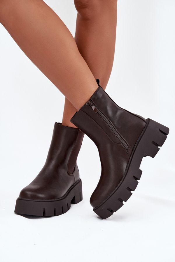 Brown Jodhpur Boot in Women`s Ankle Boots & Booties with Fabric, Warmers, Footbed, Upper Height and Heel Height
