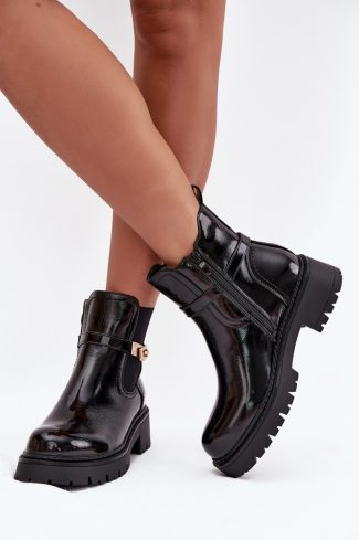 Black Jodhpur Boot in Women`s Ankle Boots & Booties with Fabric, Warmers, Footbed, Upper Height, Heel Height and Platform Height