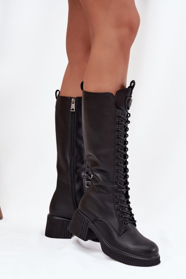 black Heel boots model 217765 Step in style