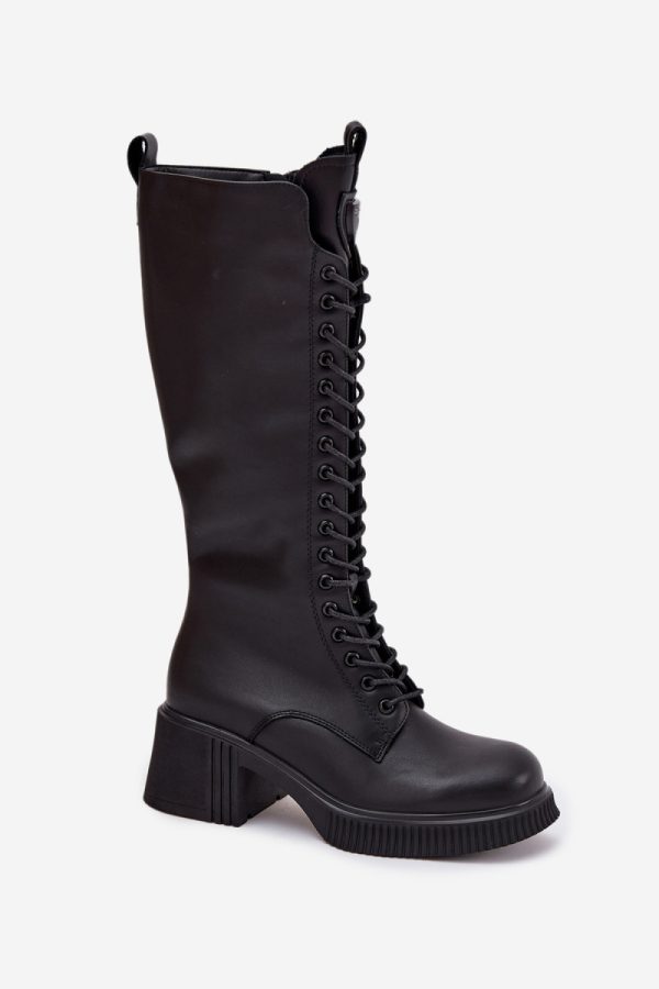 black Heel boots model 217765 Step in style