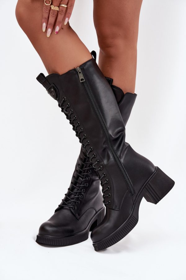 black Heel boots model 217765 Step in style