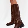 1092556.jpg Brown Thigh-Hight Boots in Over The Knee High Boots, Thigh High Boots with Fabric, Warmers, Footbed, Upper Height and Heel Height