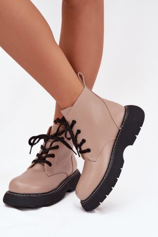 beige Boots model 217789 Step in style