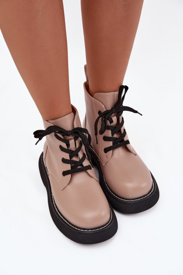 beige Boots model 217789 Step in style