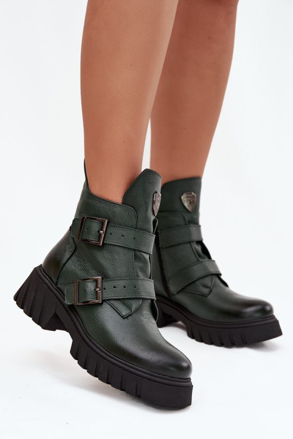 green Boots model 217808 Step in style