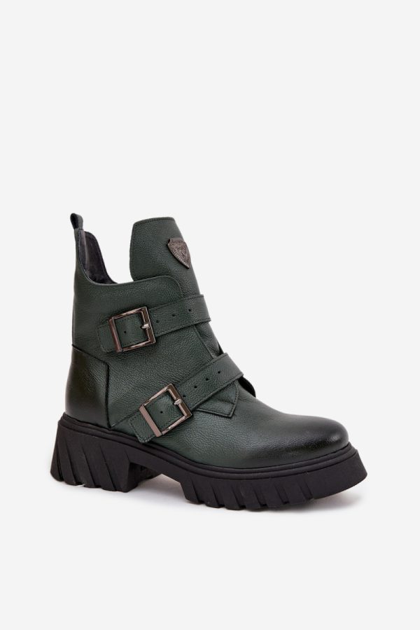 green Boots model 217808 Step in style